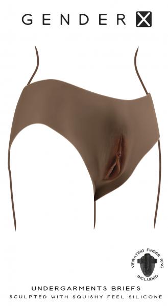 Gender X Vagina Panty Silicone Dark