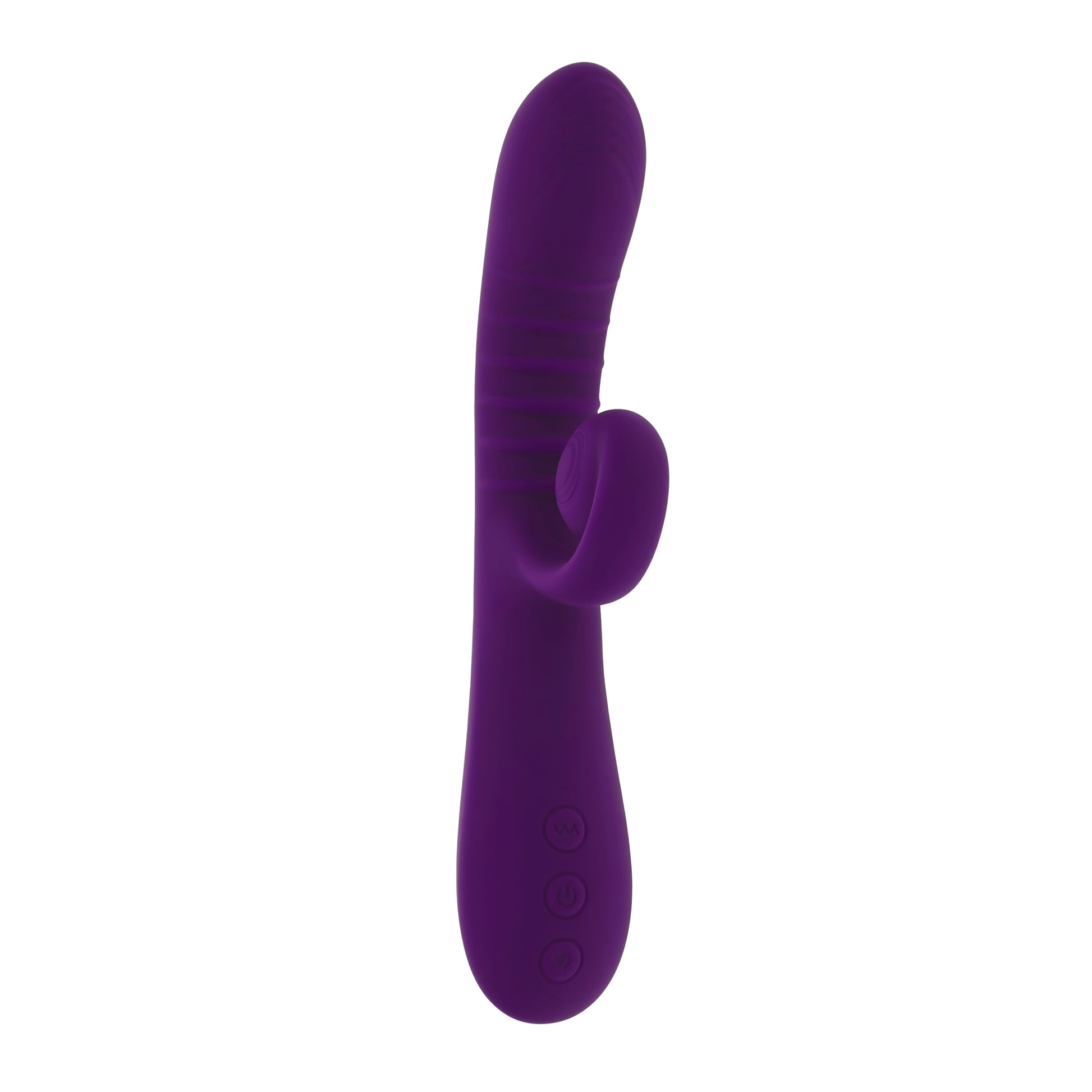 Playboy Curlicue Rechargeable Dual Stim Vibrator Silicone Acai