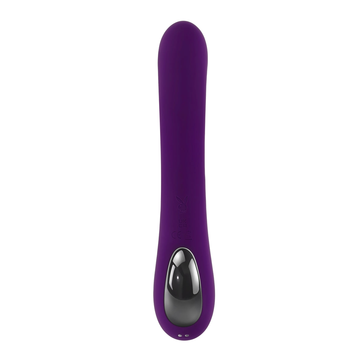 Playboy Curlicue Rechargeable Dual Stim Vibrator Silicone Acai