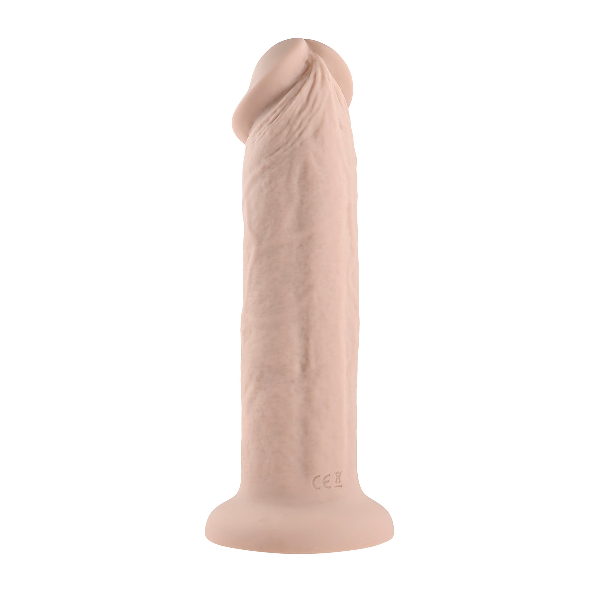 Evolved 7" Girthy Vibrating Dong - Light