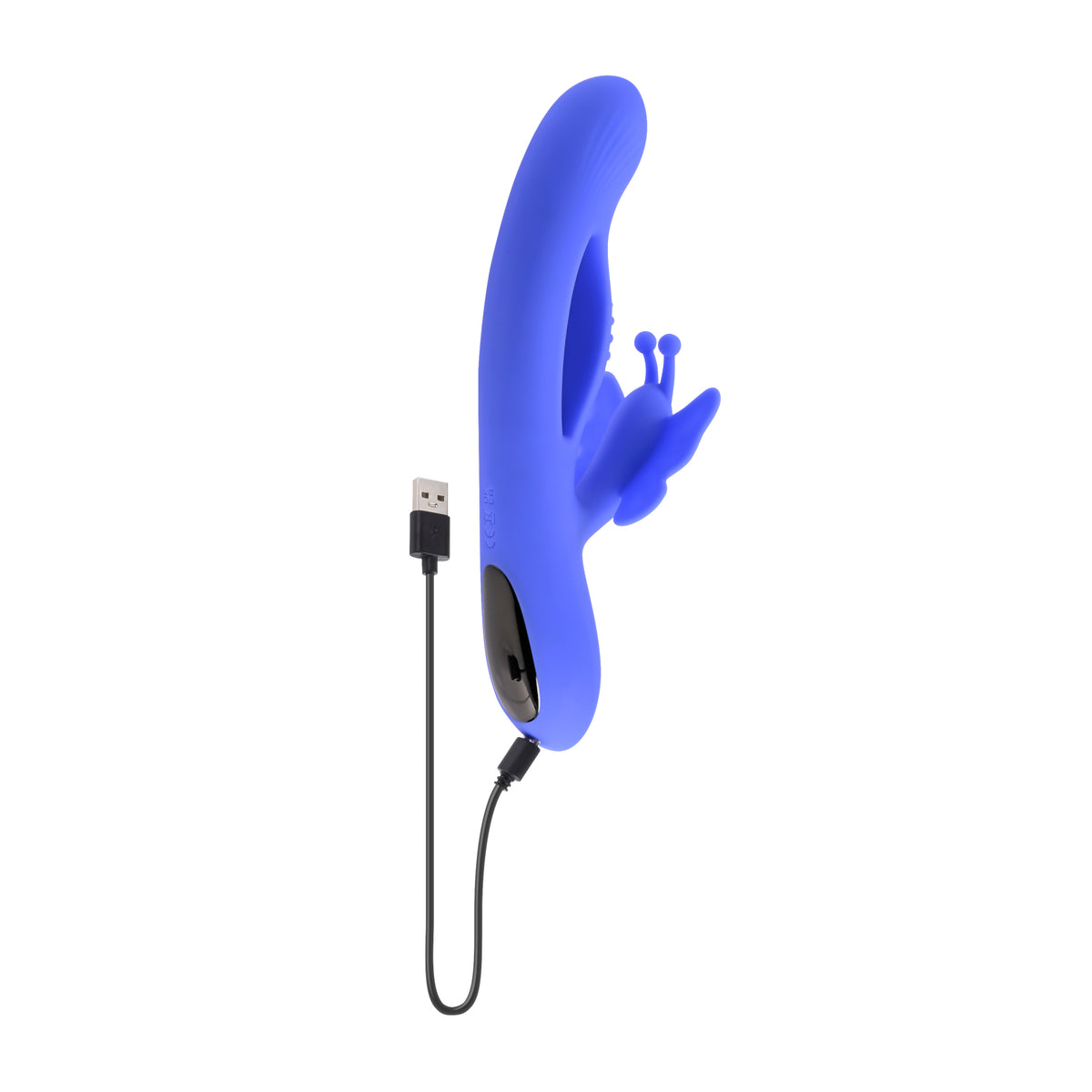 Evolved Butterfly Dreams Rechargeable Dual Stim Vibe Silicone Blue