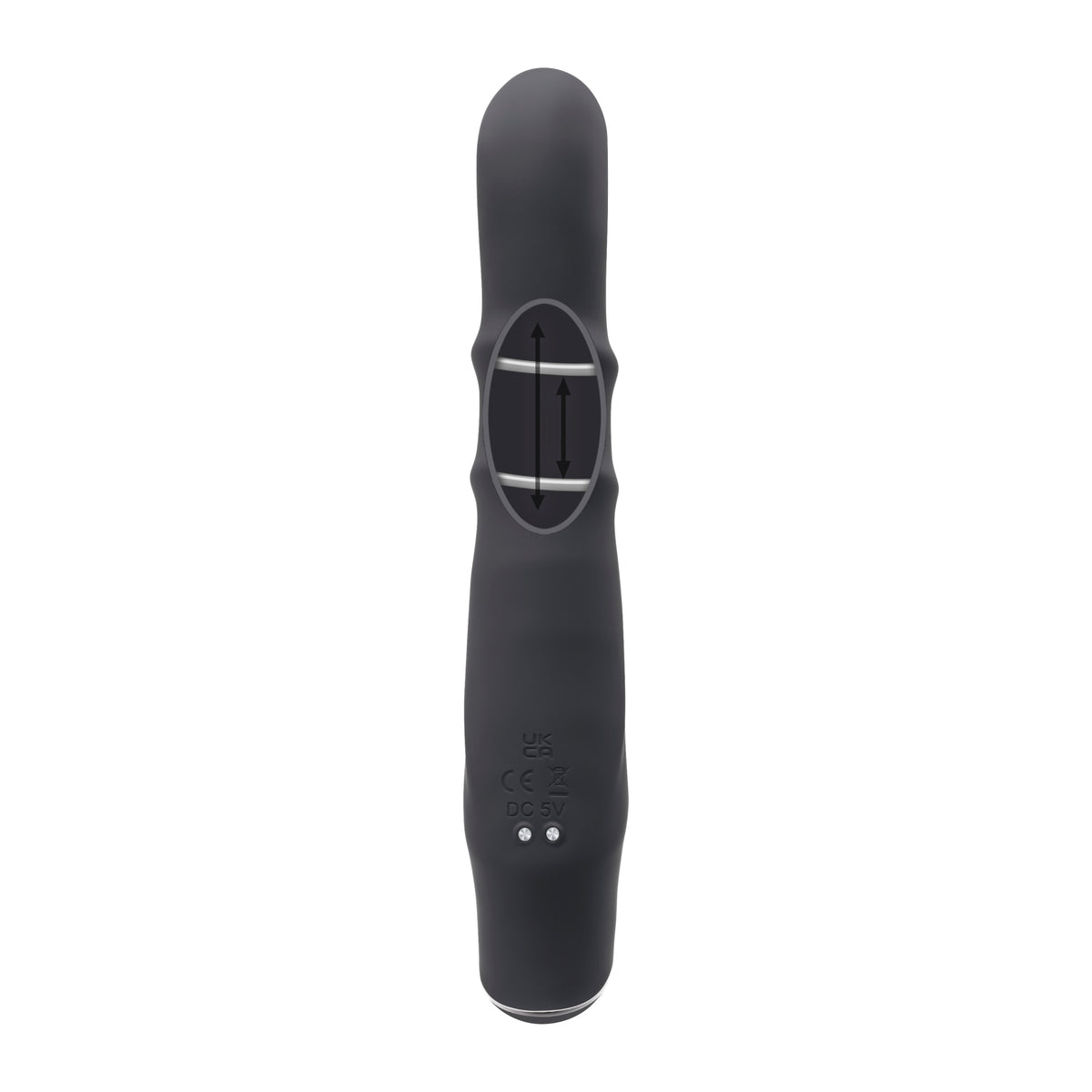 Evolved Ringmaster Rechargeable Dual Stim Vibe Silicone Black
