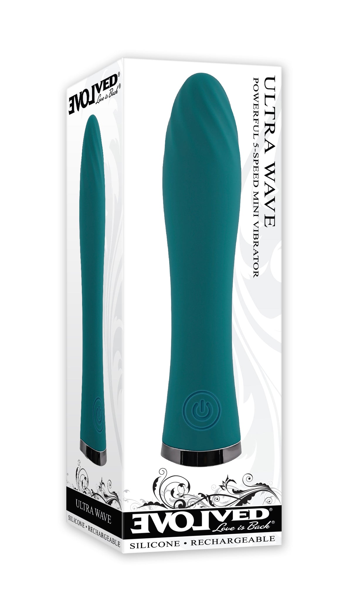 Evolved Ultra Wave Rechargeable Vibrator Teal