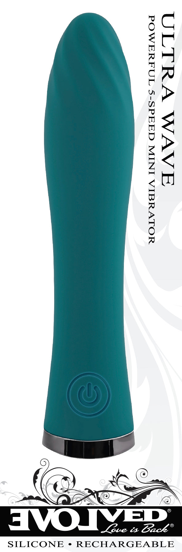 Evolved Ultra Wave Rechargeable Vibrator Teal