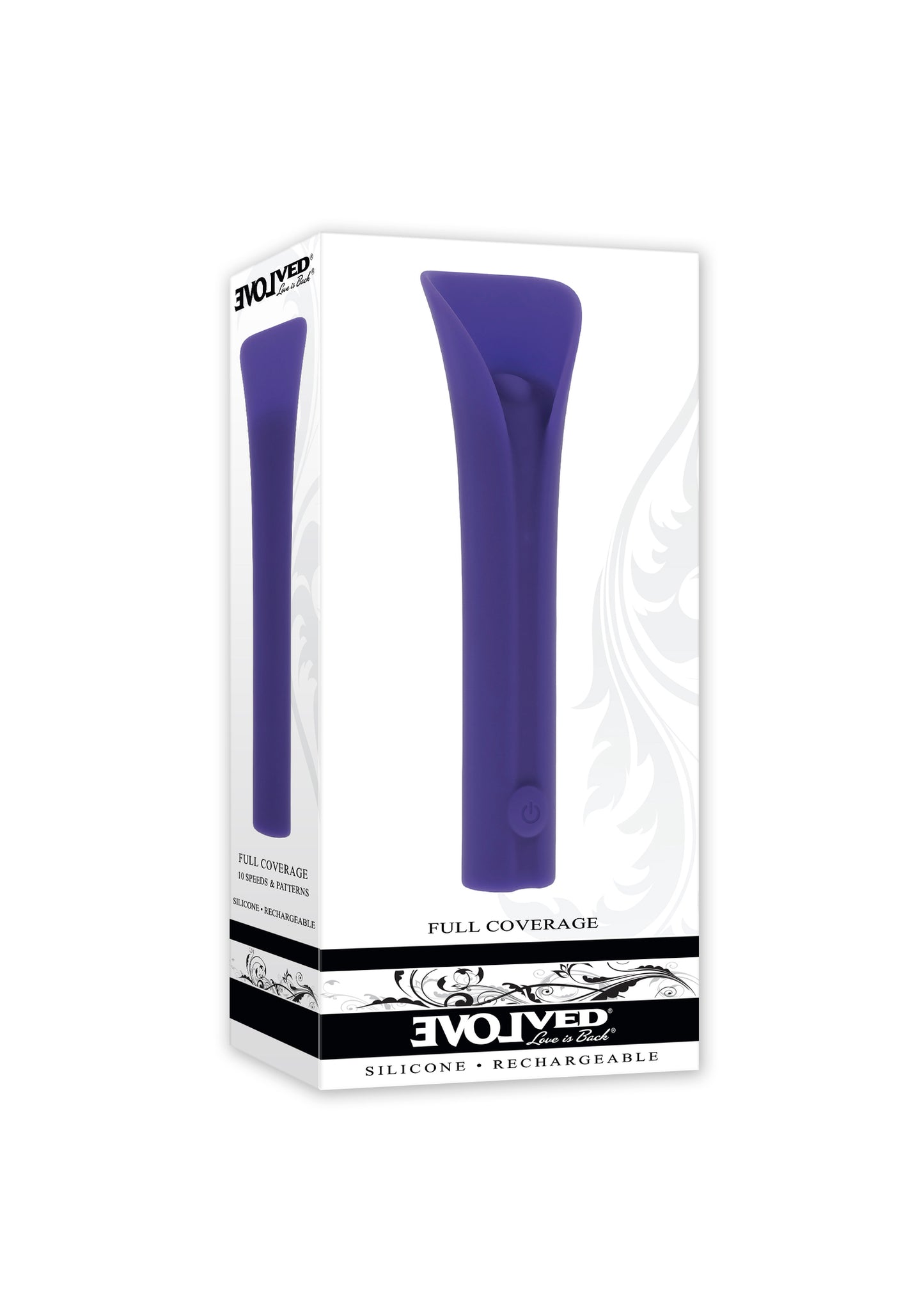 Evolved Full Coverage Rechargeable Bullet Silicone Purple