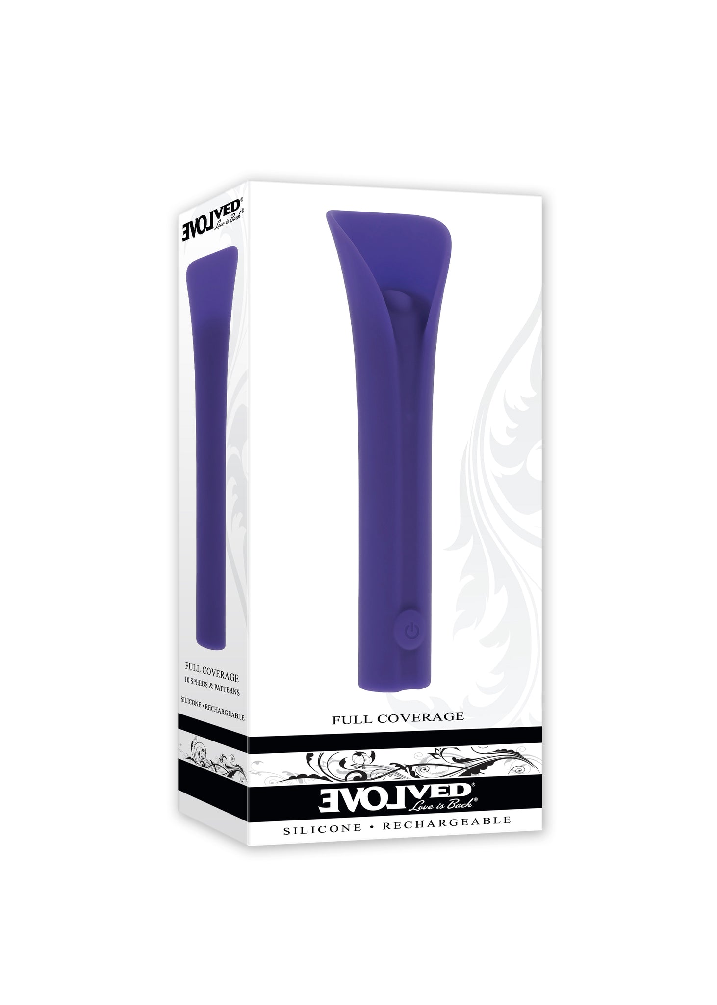 Evolved Full Coverage Rechargeable Bullet Silicone Purple