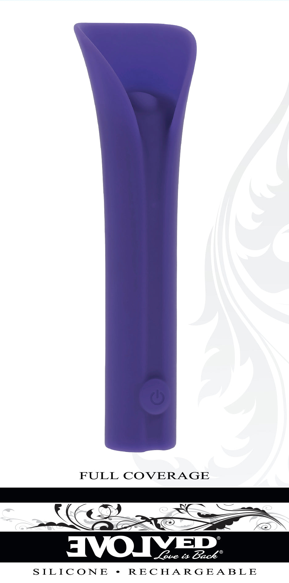 Evolved Full Coverage Rechargeable Bullet Silicone Purple