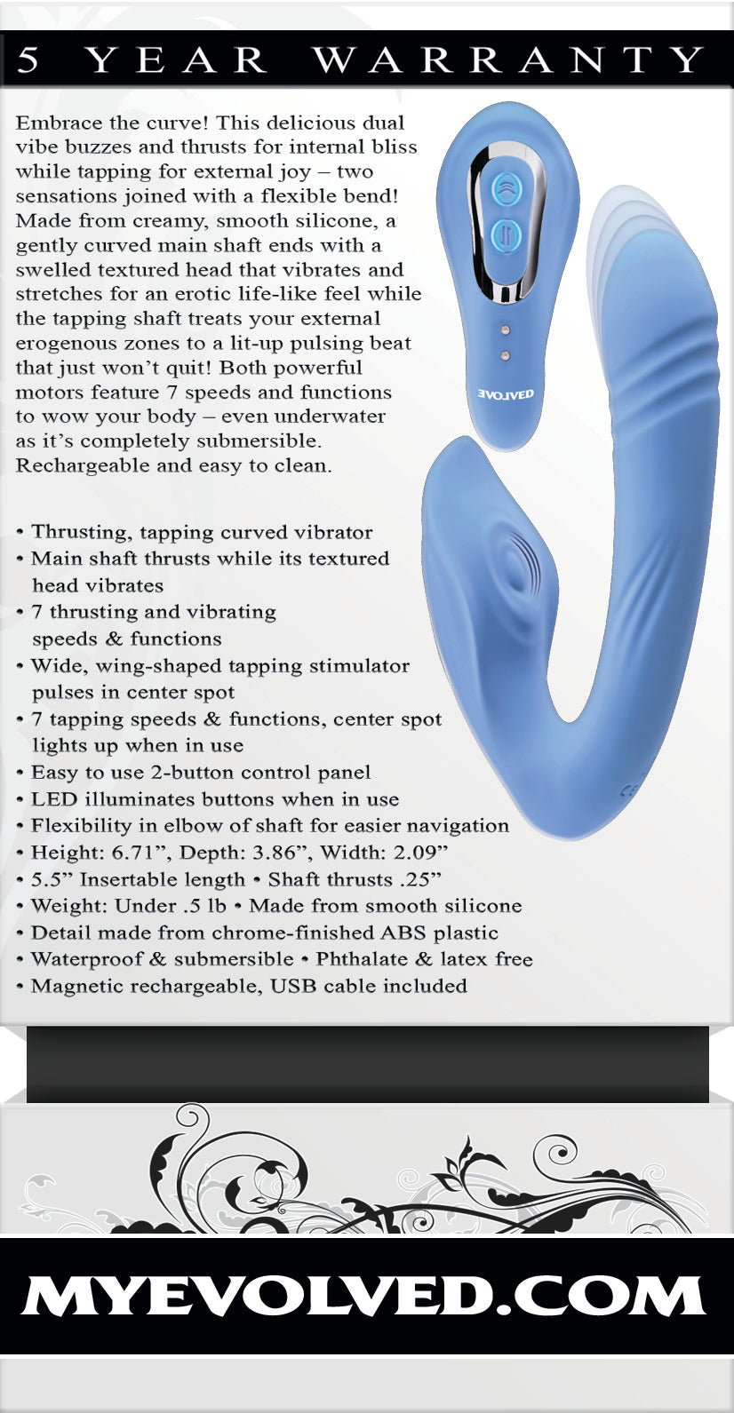 Evolved Tap & Thrust Blue