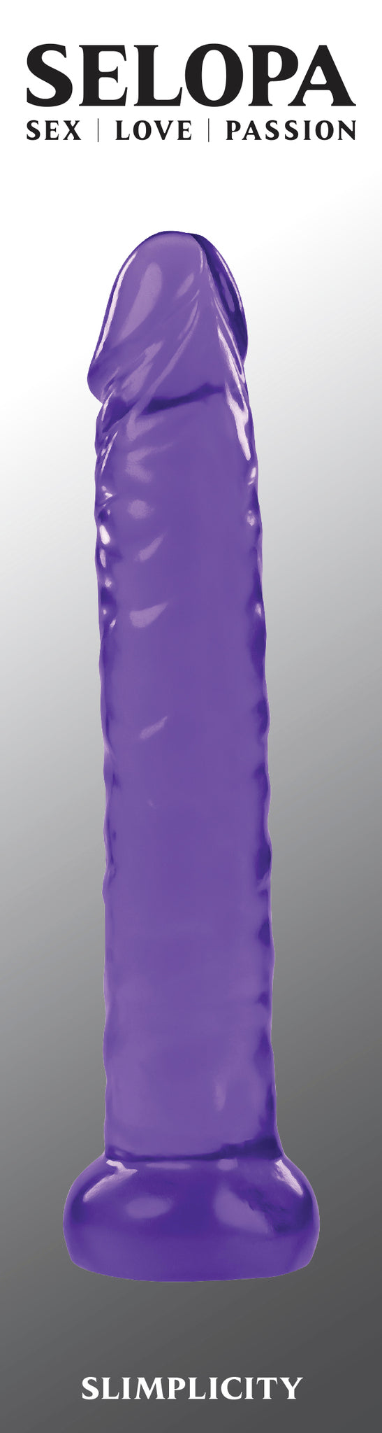 Selopa Slimplicity 6 In. Jelly Dong Purple