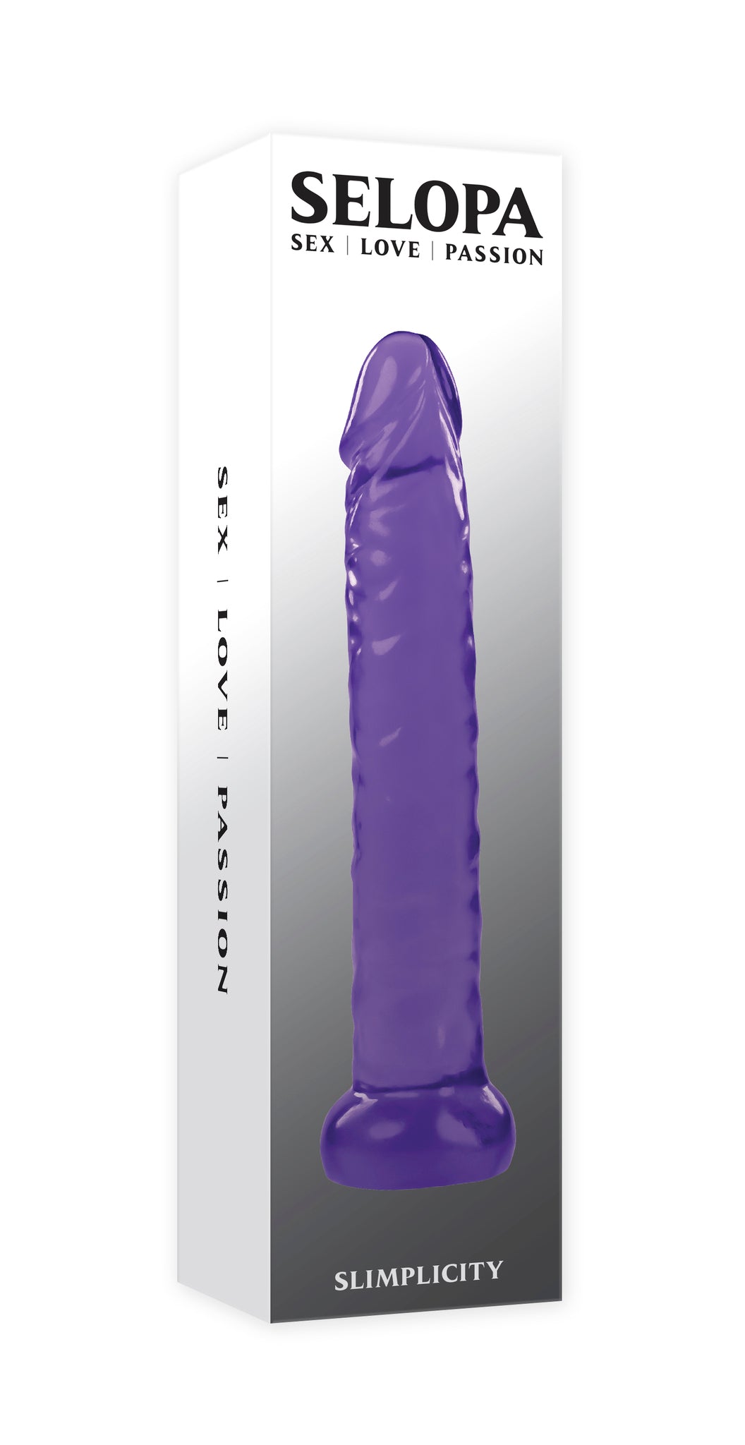 Selopa Slimplicity 6 In. Jelly Dong Purple