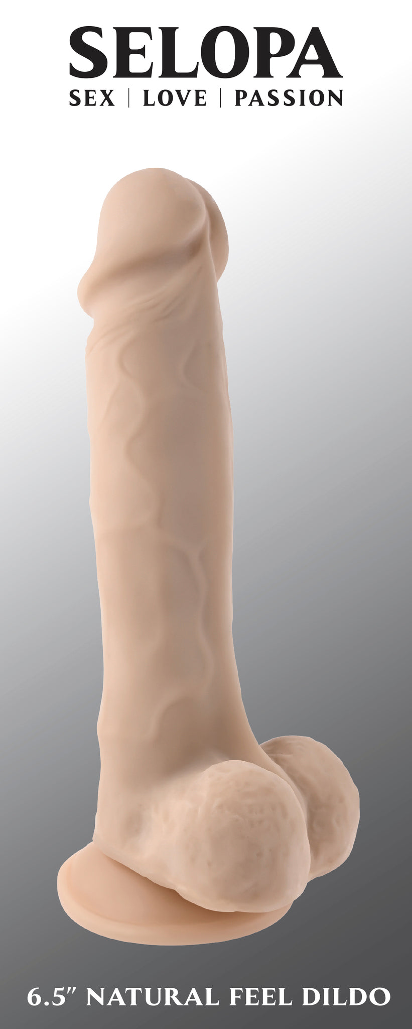Selopa 6.5 In. Natural Feel Dildo Light