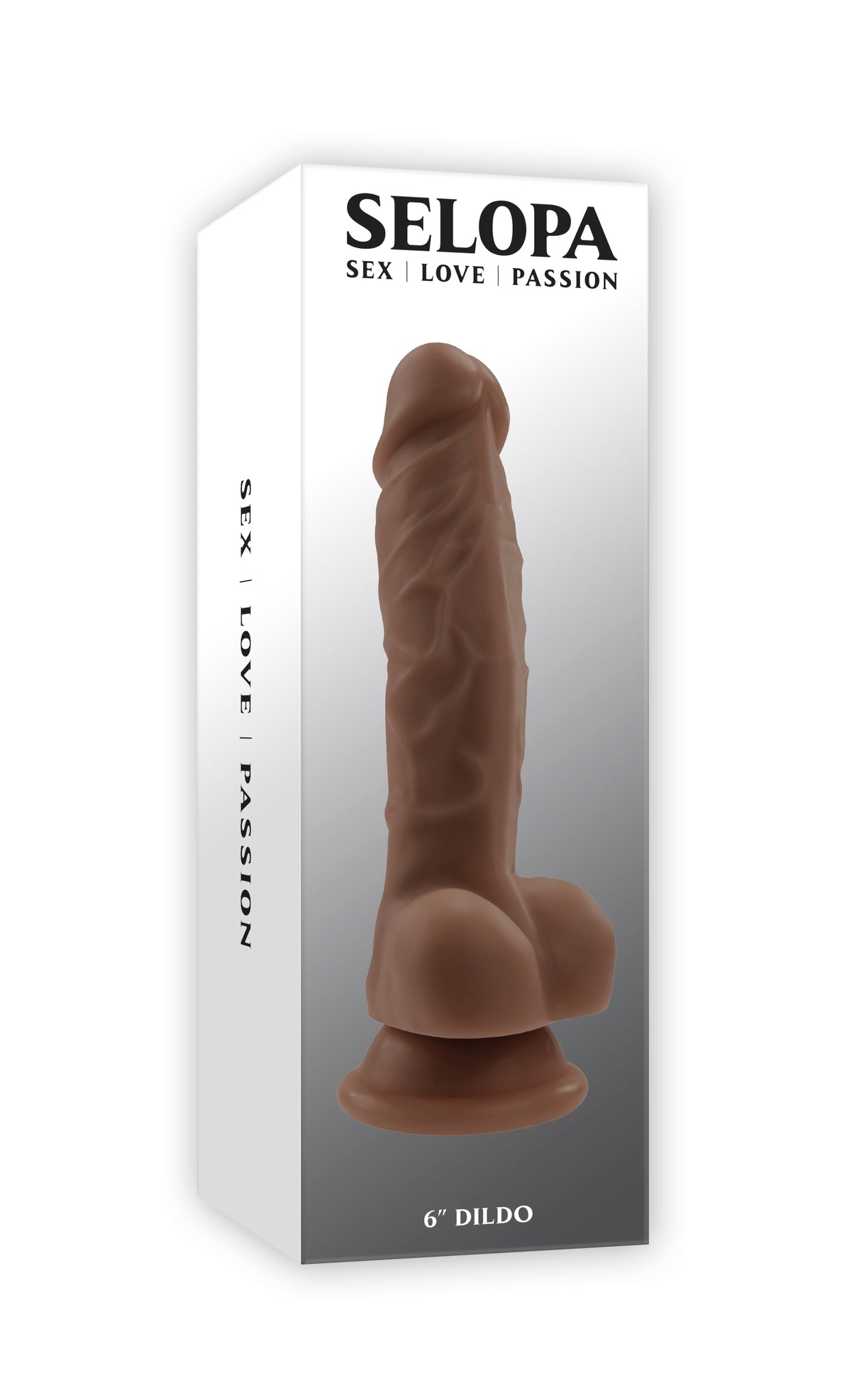 Selopa 6 In. Dildo Dark