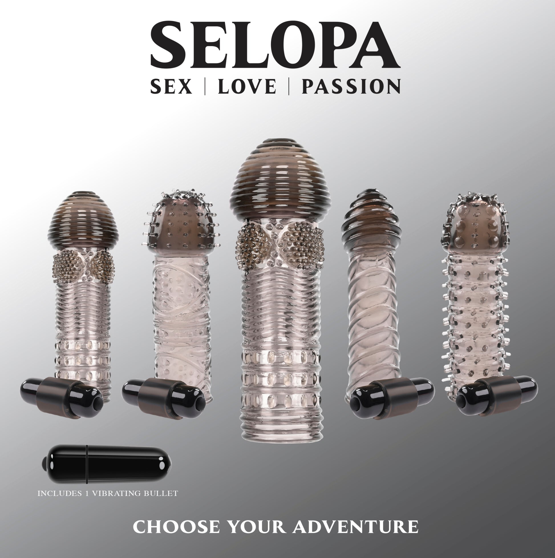 Selopa Choose Your Adventure Sleeve Kit With Bullet Smoke Clear
