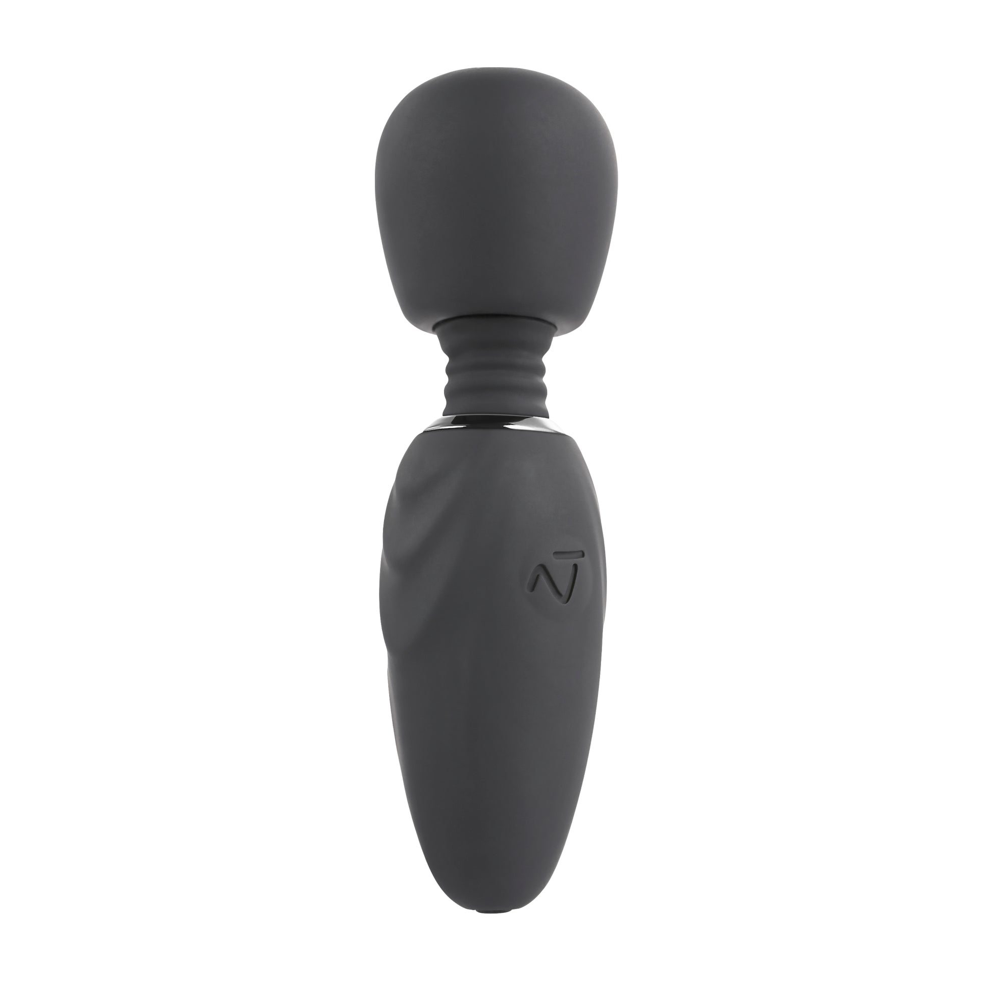 Selopa Buzz One Out Rechargeable Silicone Mini Wand Vibrator Black