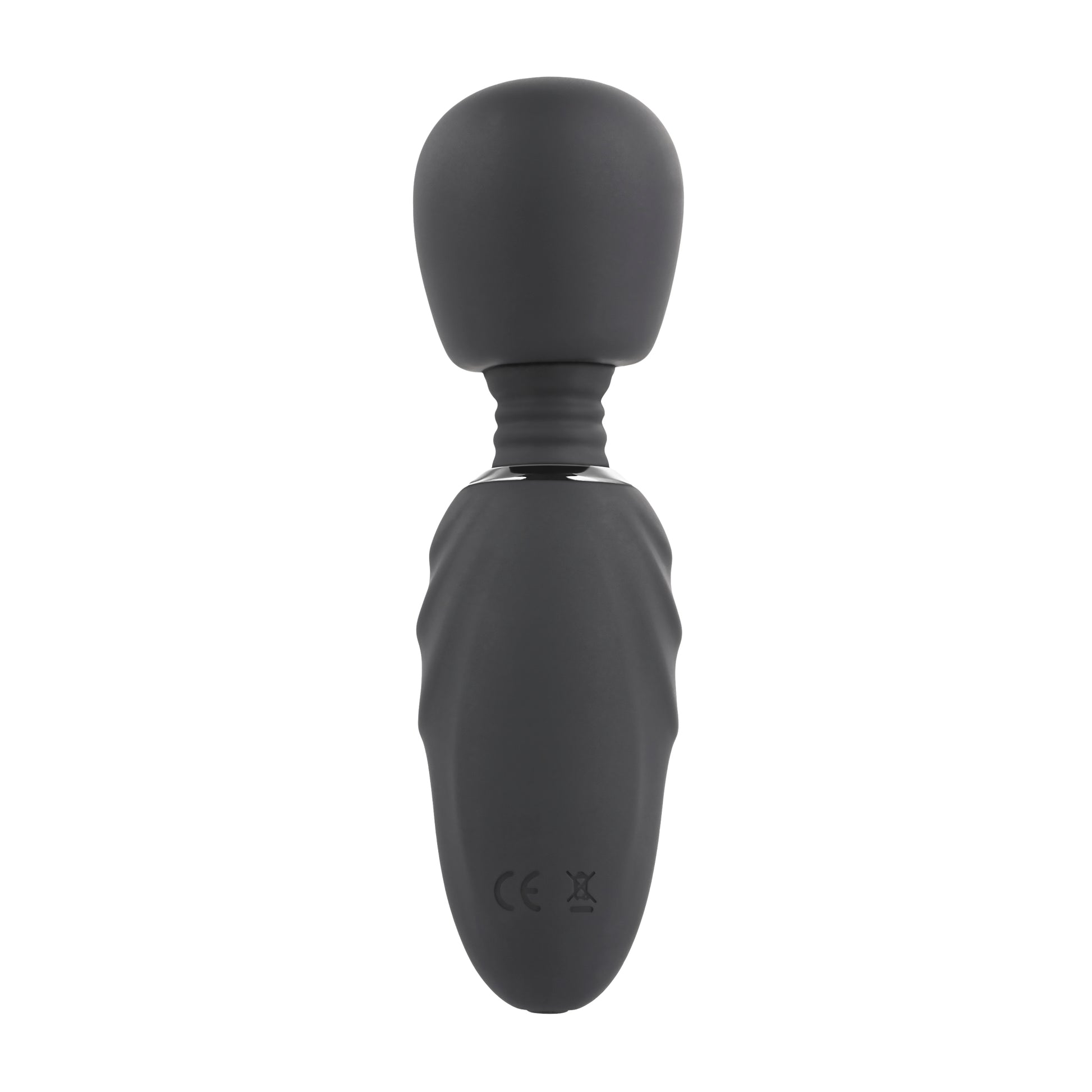 Selopa Buzz One Out Rechargeable Silicone Mini Wand Vibrator Black