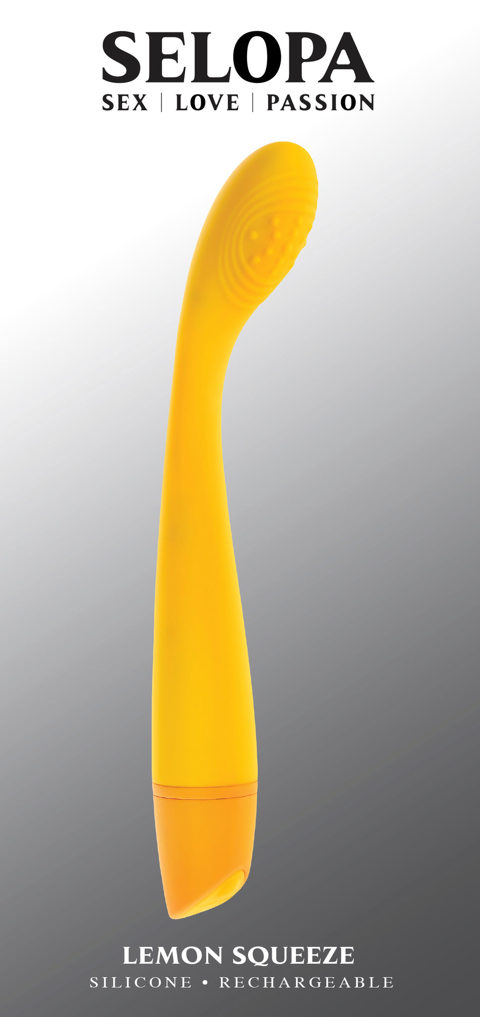 Selopa Lemon Squeeze Rechargeable Vibe Silicone Yellow