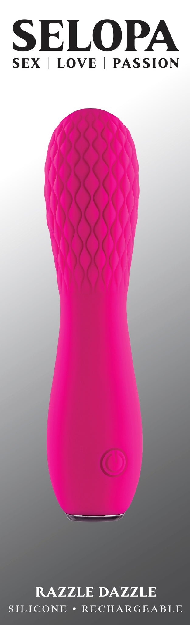 Selopa Razzle Dazzle Rechargeable Vibe Silicone Pink