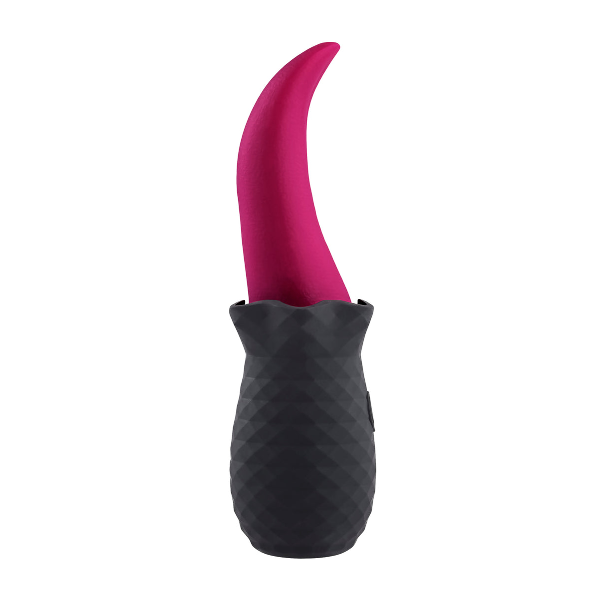 Selopa Tongue Teaser Vibe Rechargeable Silicone Pink Black