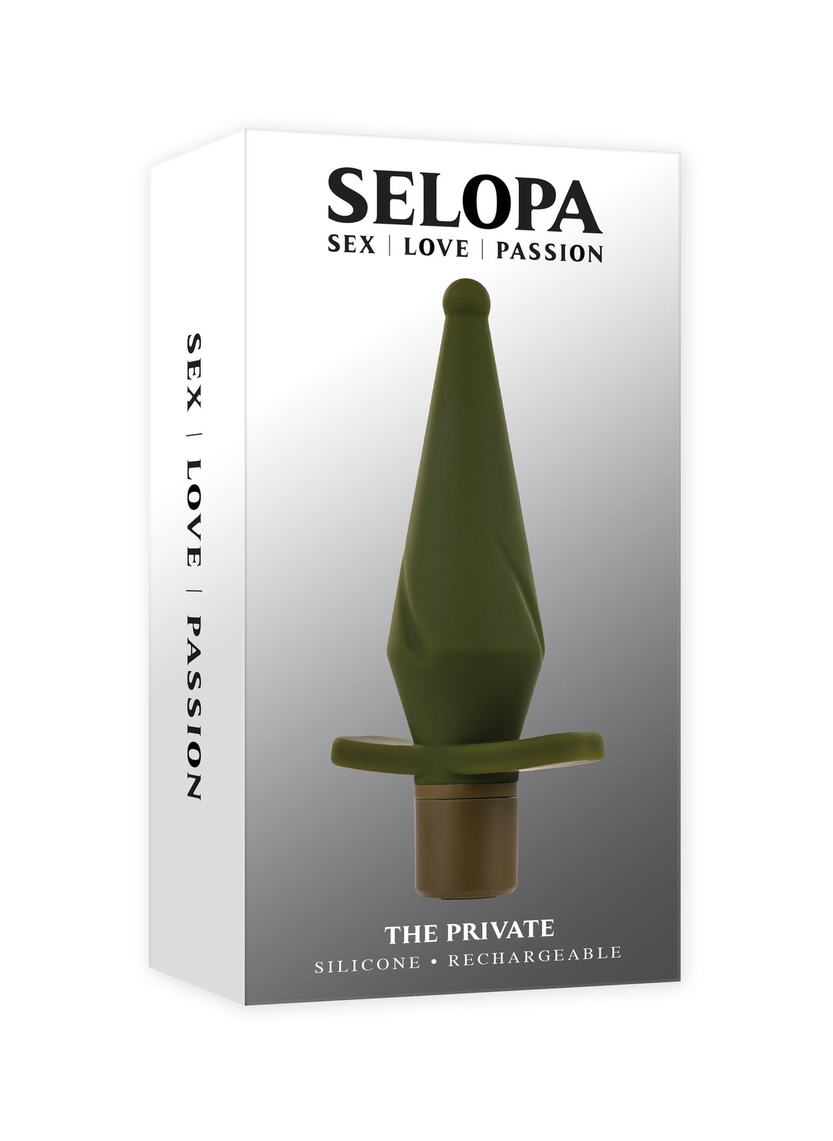 Selopa The Private Rechargeable Butt Plug Silicone Green
