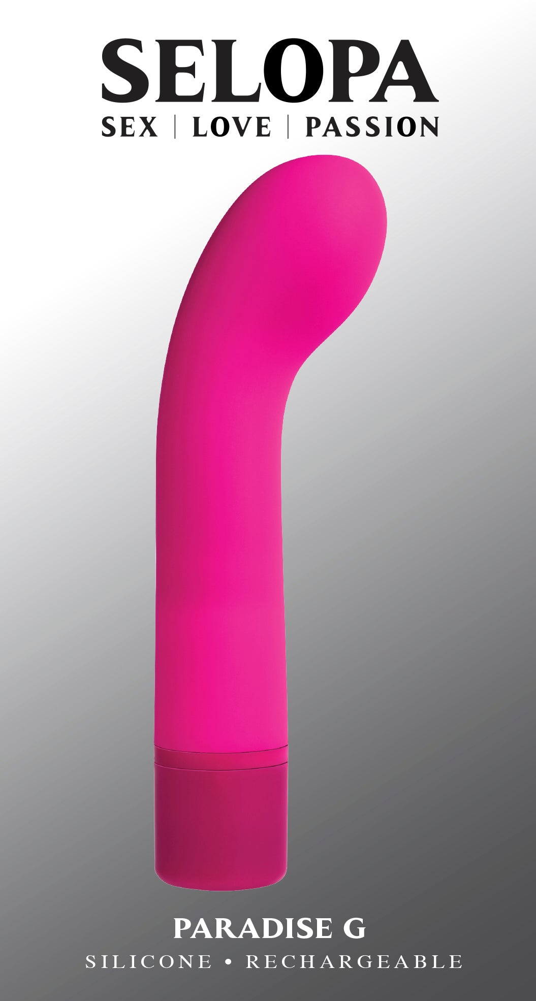 Selopa Paradise G Rechargeable Silicone G-spot Vibrator Pink