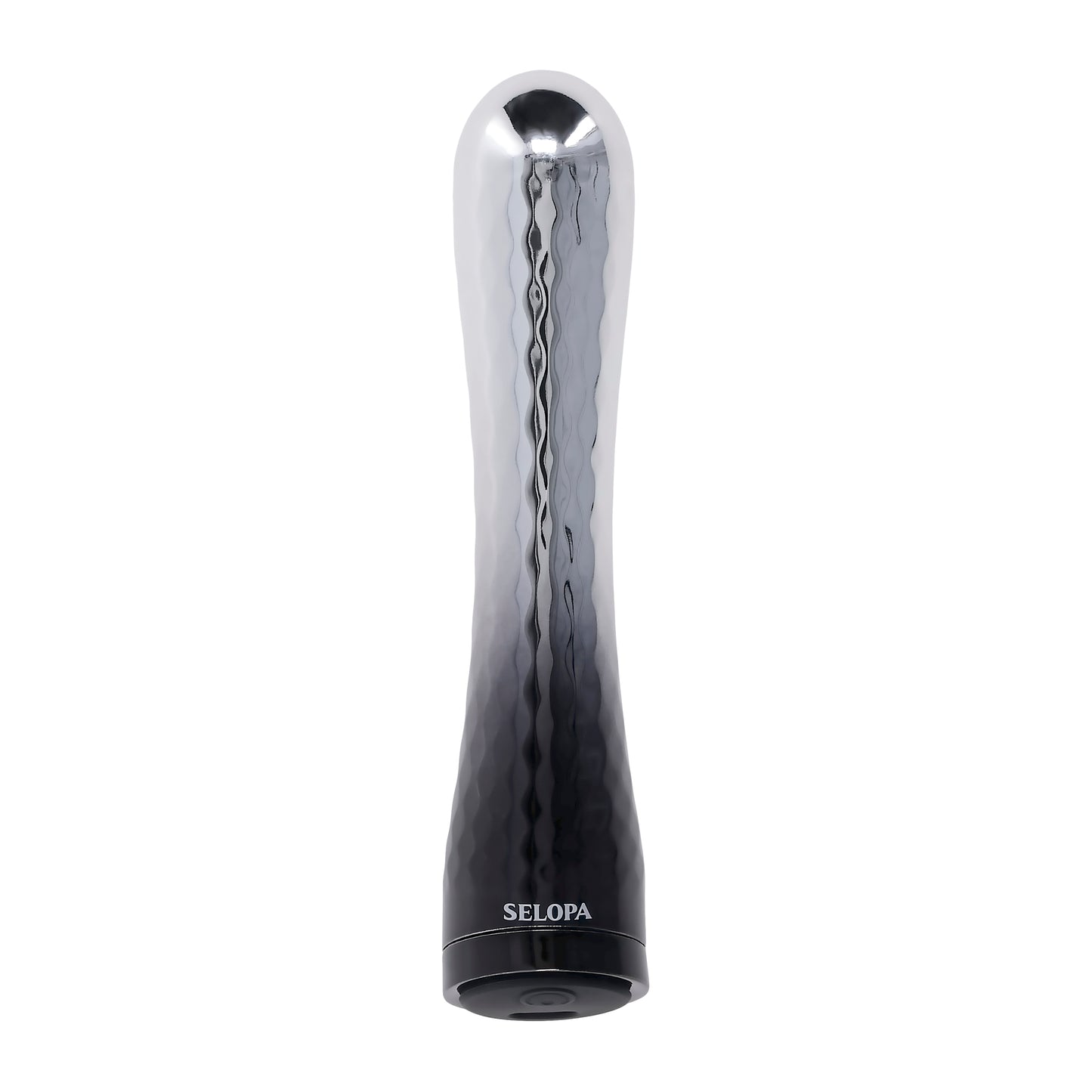 Selopa Silverado Rechargeable Vibrator Abs Plastic & Silicone Silver/black