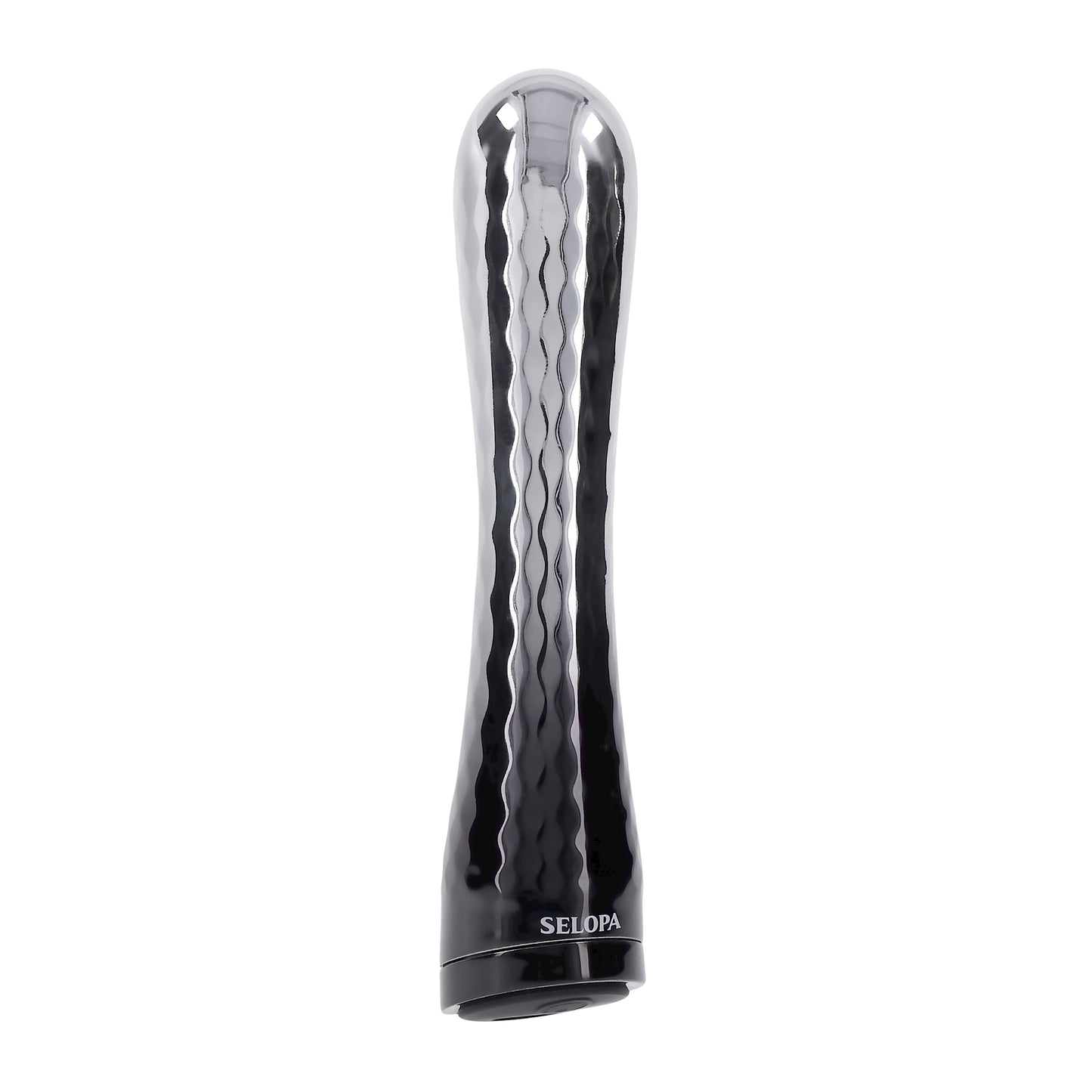 Selopa Silverado Rechargeable Vibrator Abs Plastic & Silicone Silver/black