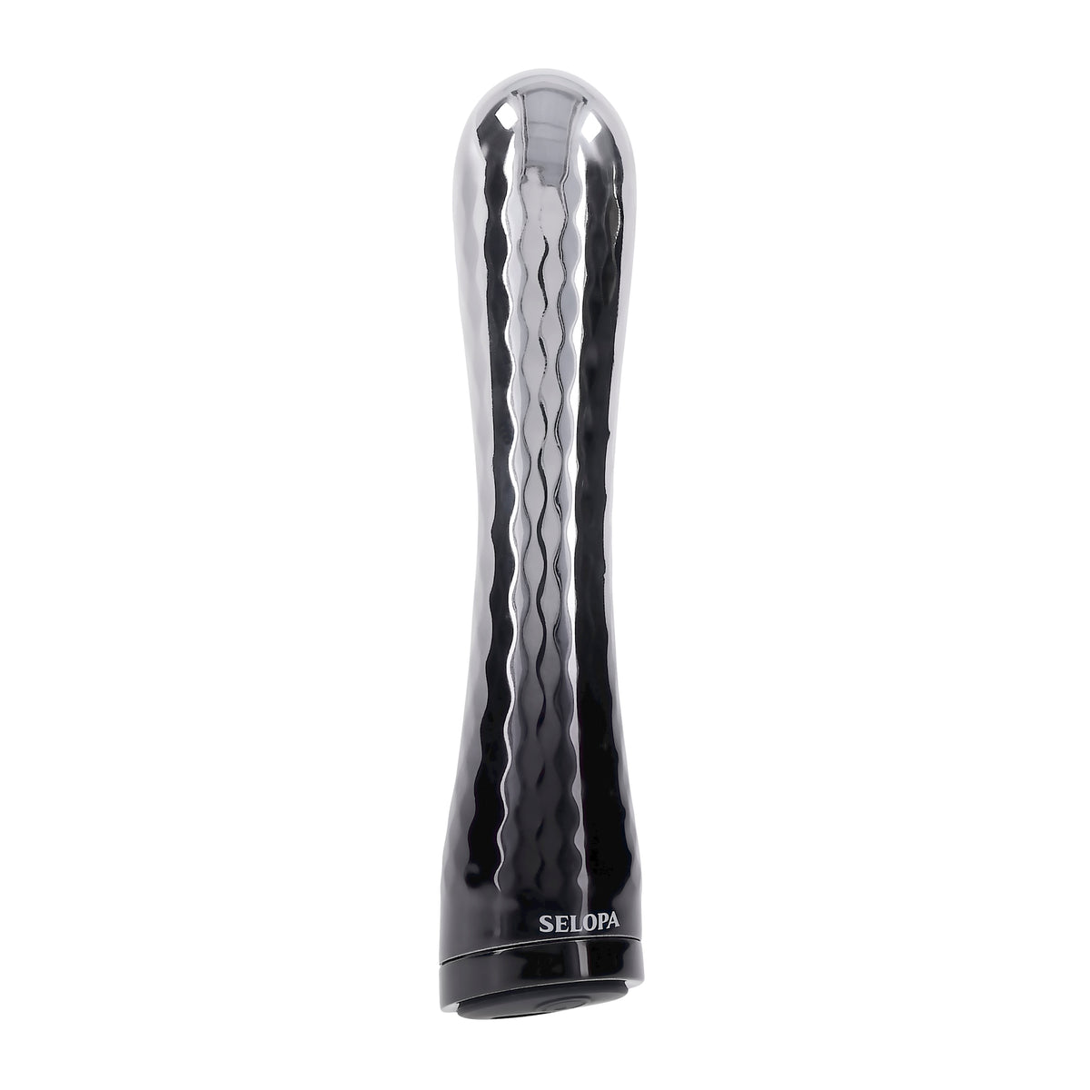 Selopa Silverado Rechargeable Vibrator Abs Plastic & Silicone Silver/black