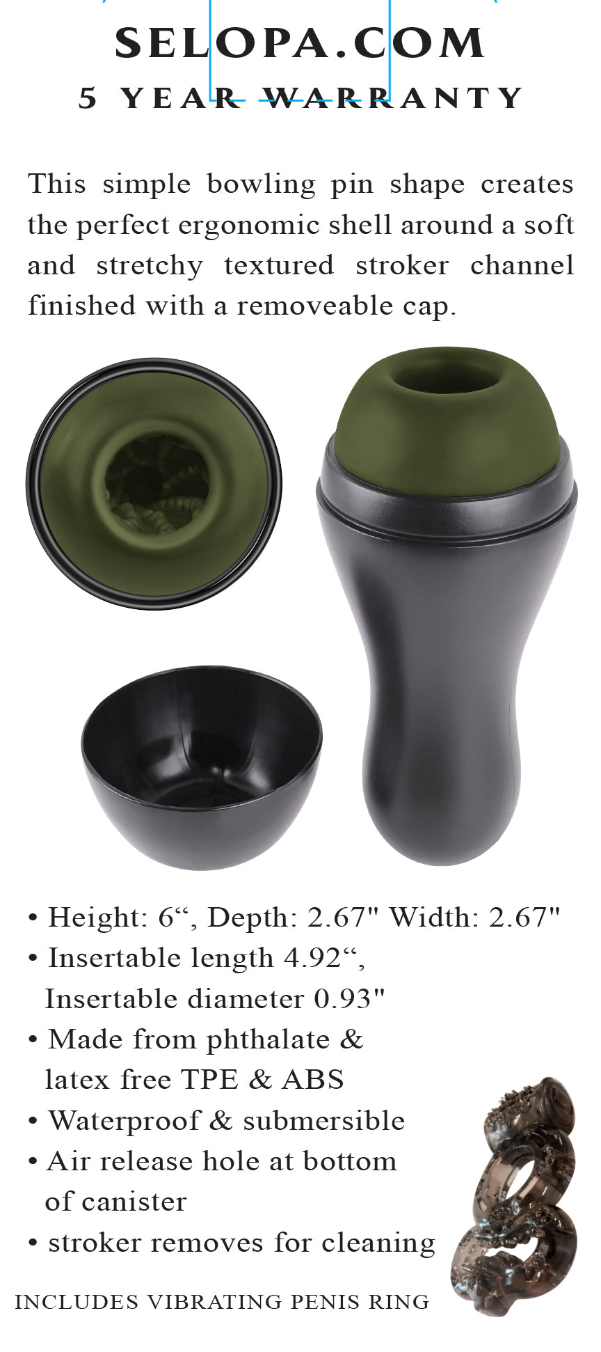 Selopa Kingpin Stroker Green