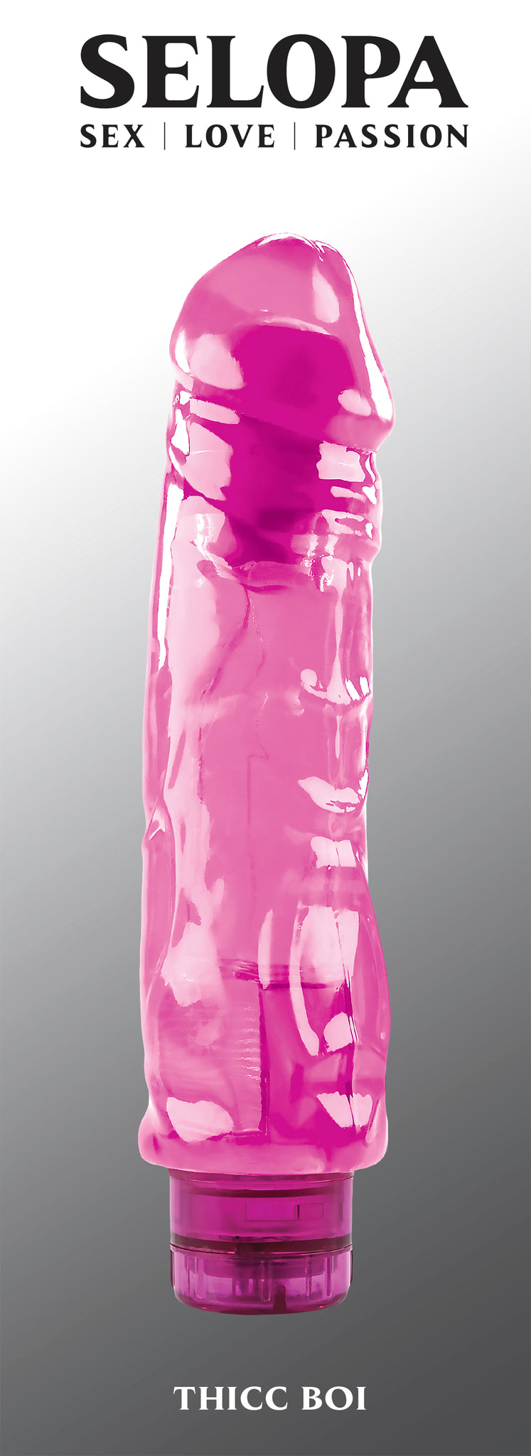 Selopa Thicc Boi Vibrating Vibe Rubber Pink