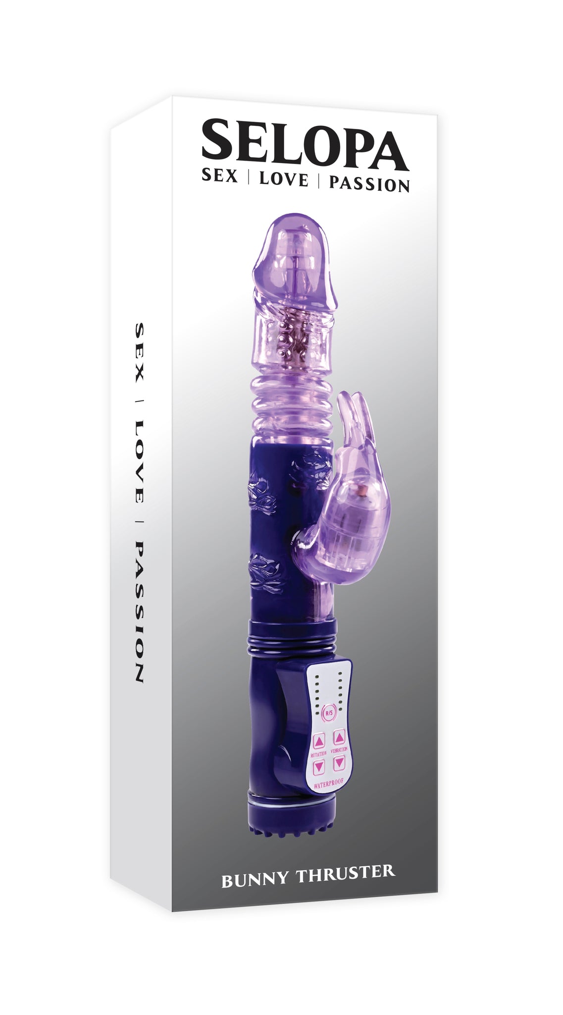 Selopa Bunny Thruster Thrusting Rabbit Vibrator Purple