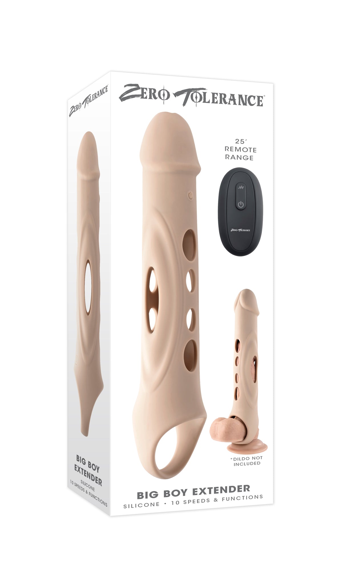 Zero Tolerance Big Boy Extender Rechargeable Extension With Remote Silicone Light