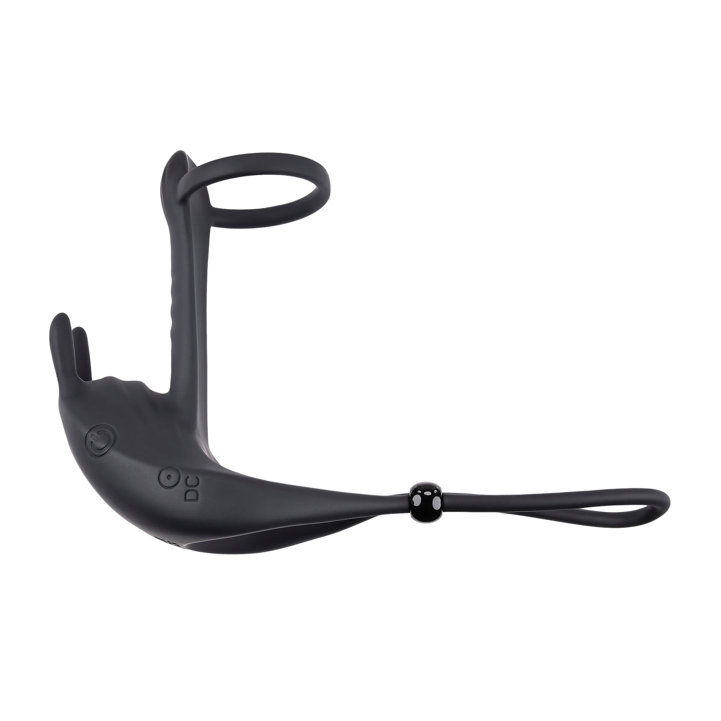 Zero Tolerance Saddle Up Rechargeable Vibrating C-ring & Girth Enhancer Silicone Black
