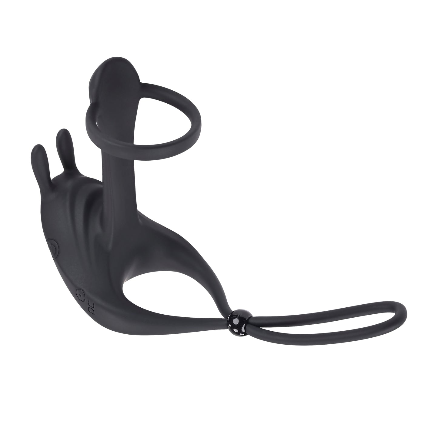 Zero Tolerance Saddle Up Rechargeable Vibrating C-ring & Girth Enhancer Silicone Black