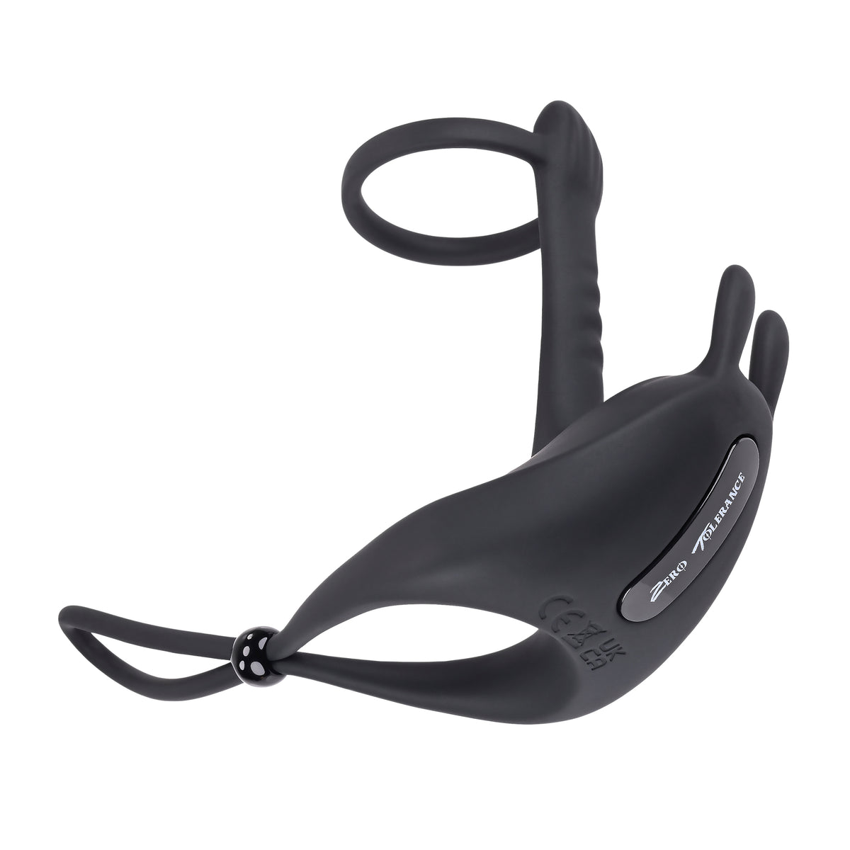Zero Tolerance Saddle Up Rechargeable Vibrating C-ring & Girth Enhancer Silicone Black