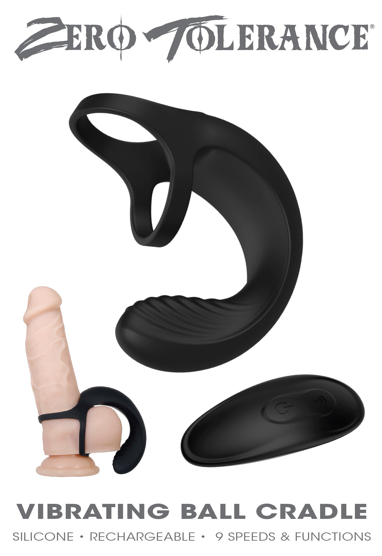 Zt Vibrating Ball Cradle Black