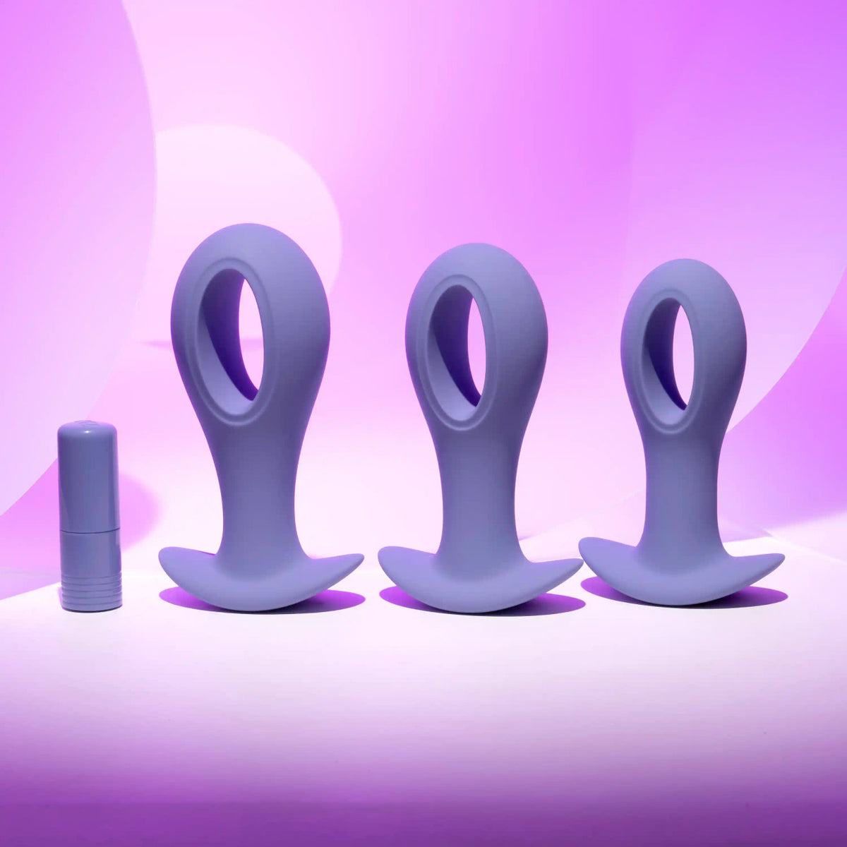Evolved Hole Punch Plug Set Rechargeable Purple