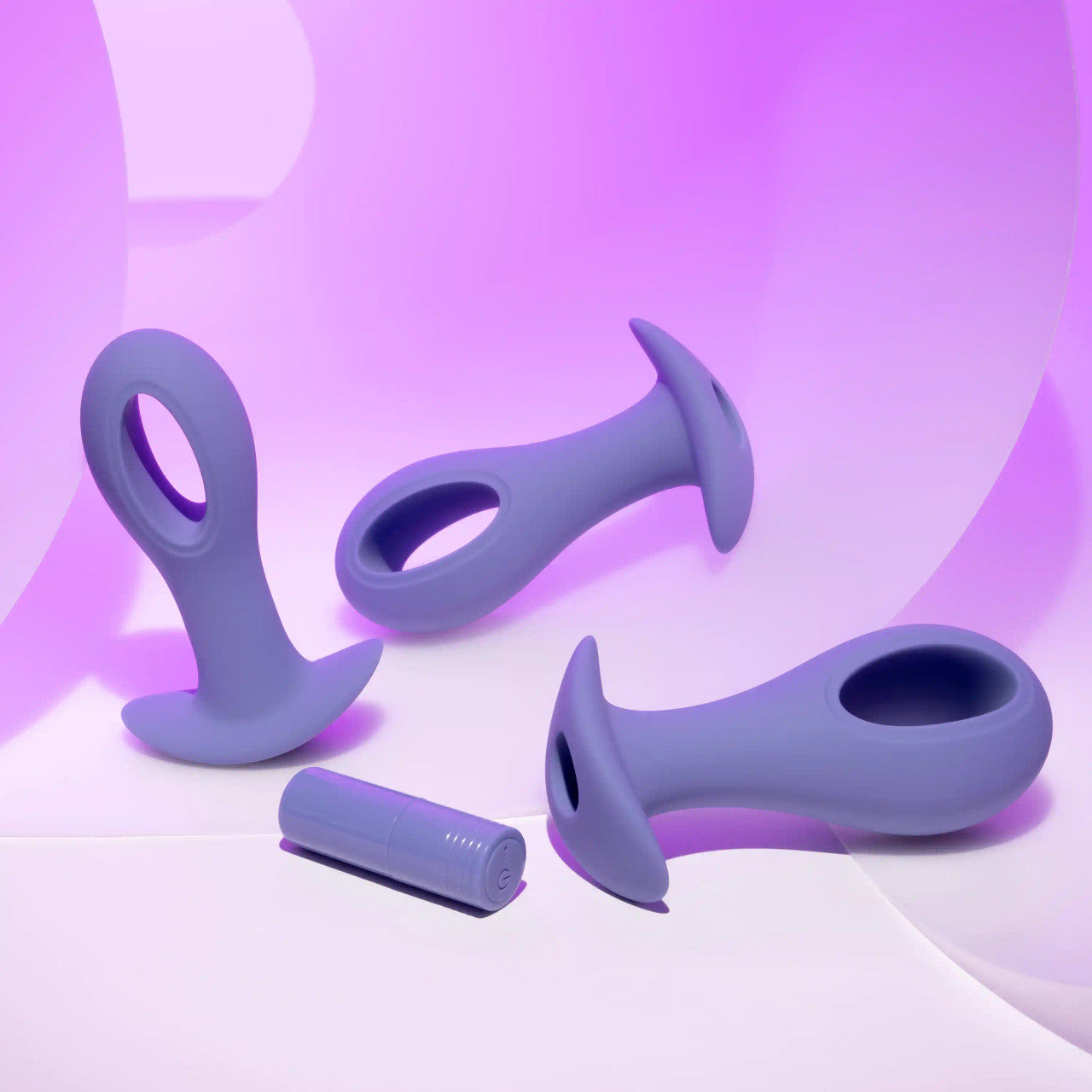 Evolved Hole Punch Plug Set Rechargeable Purple