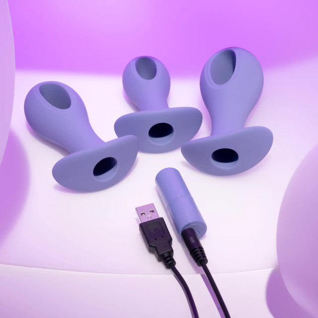 Evolved Hole Punch Plug Set Rechargeable Purple