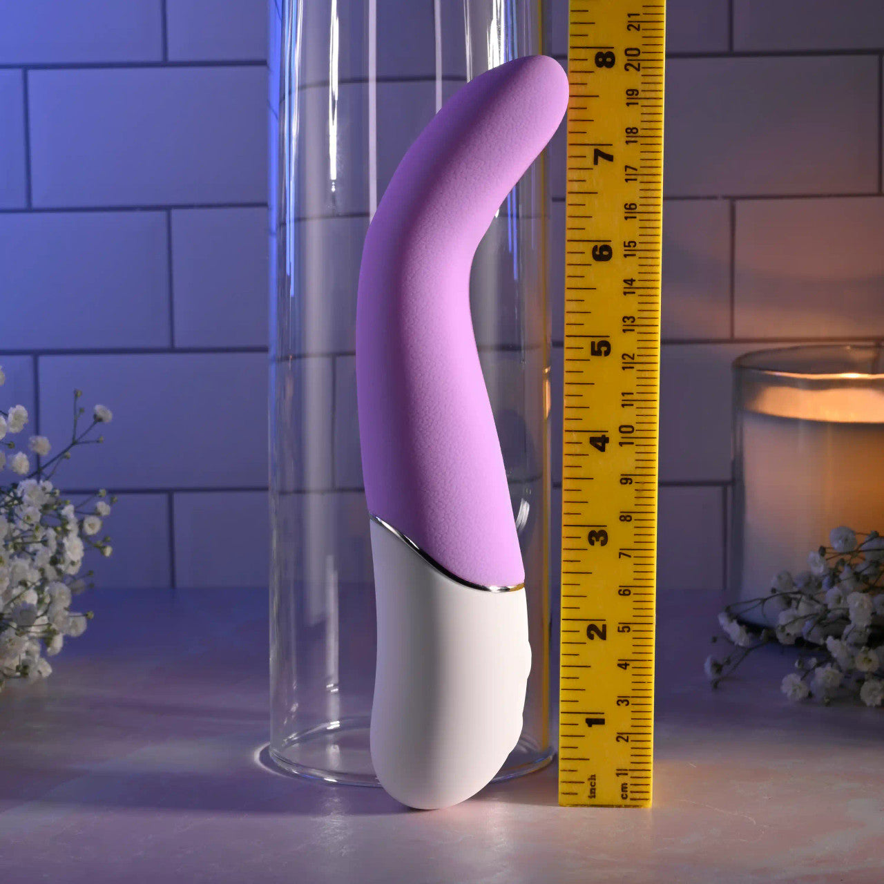 Evolved Flicking Tong Vibe Rechargeable Purple