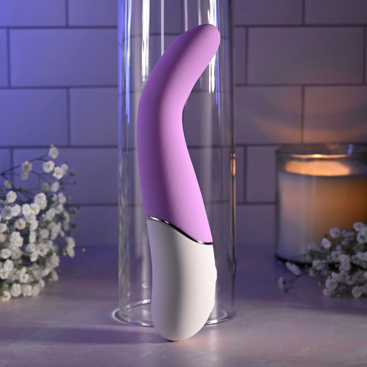 Evolved Flicking Tong Vibe Rechargeable Purple