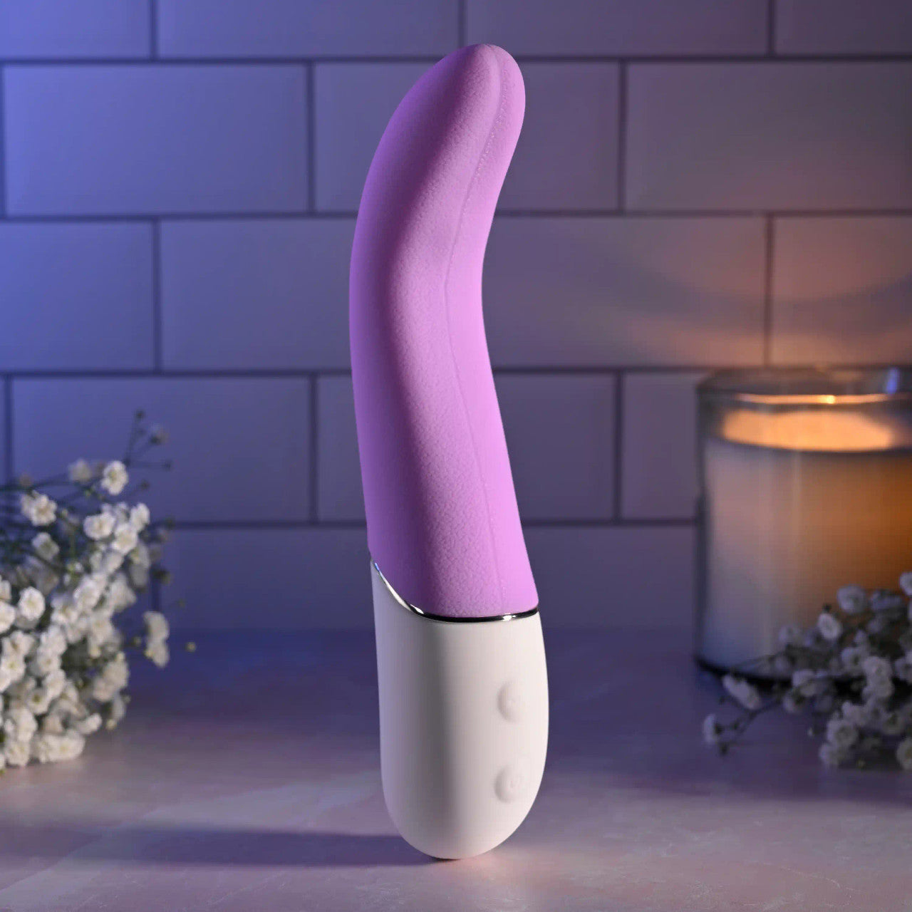 Evolved Flicking Tong Vibe Rechargeable Purple