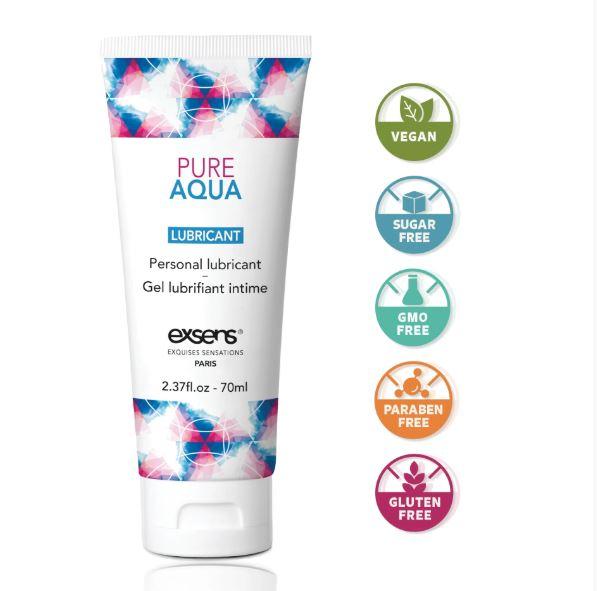 Exsens Personal Water Based Lubricant Pure Aqua 2.37fl.oz.