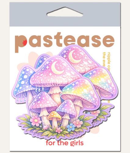Pastease Pastel Celestial Fairycore Mushroom Breast Pasties