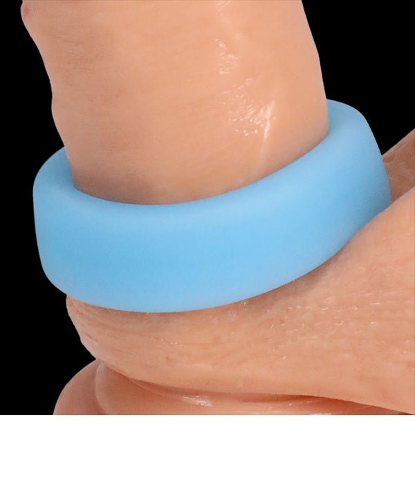 Rock Solid Sila-flex Glow-in-the-dark Big O C-ring Blue