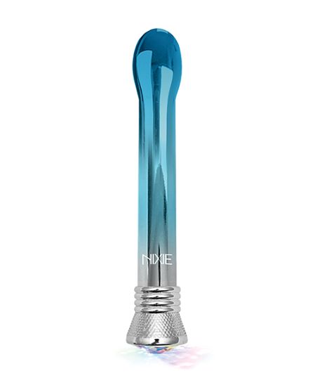 Nixie Waterproof 10-function Bulb Vibe - Blue Ombre Glow