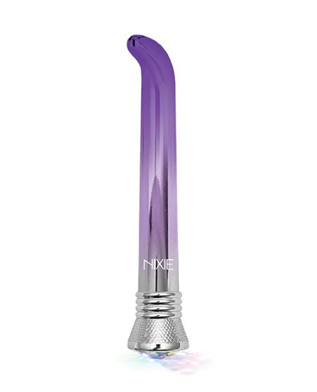 Nixie Waterproof 10-function G-spot Vibe - Purple Ombre Glow