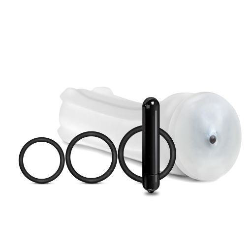Happy Ending Mstr B8 Vibrating Stroker Pack - Hand Cuff