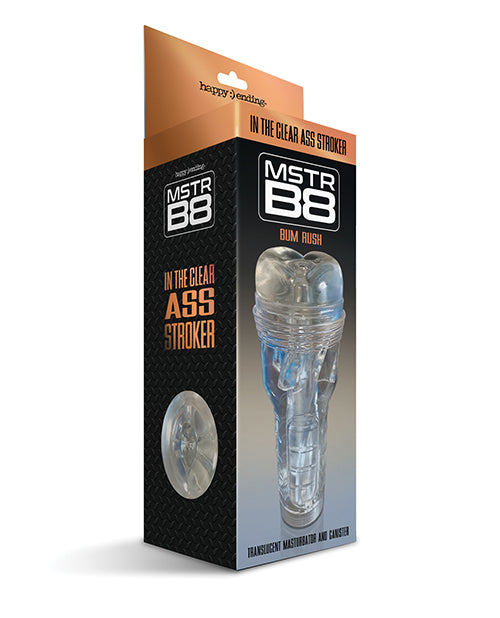 Happy Endings Mstr B8 In The Clear Anal Stroker Bum Rush Canister