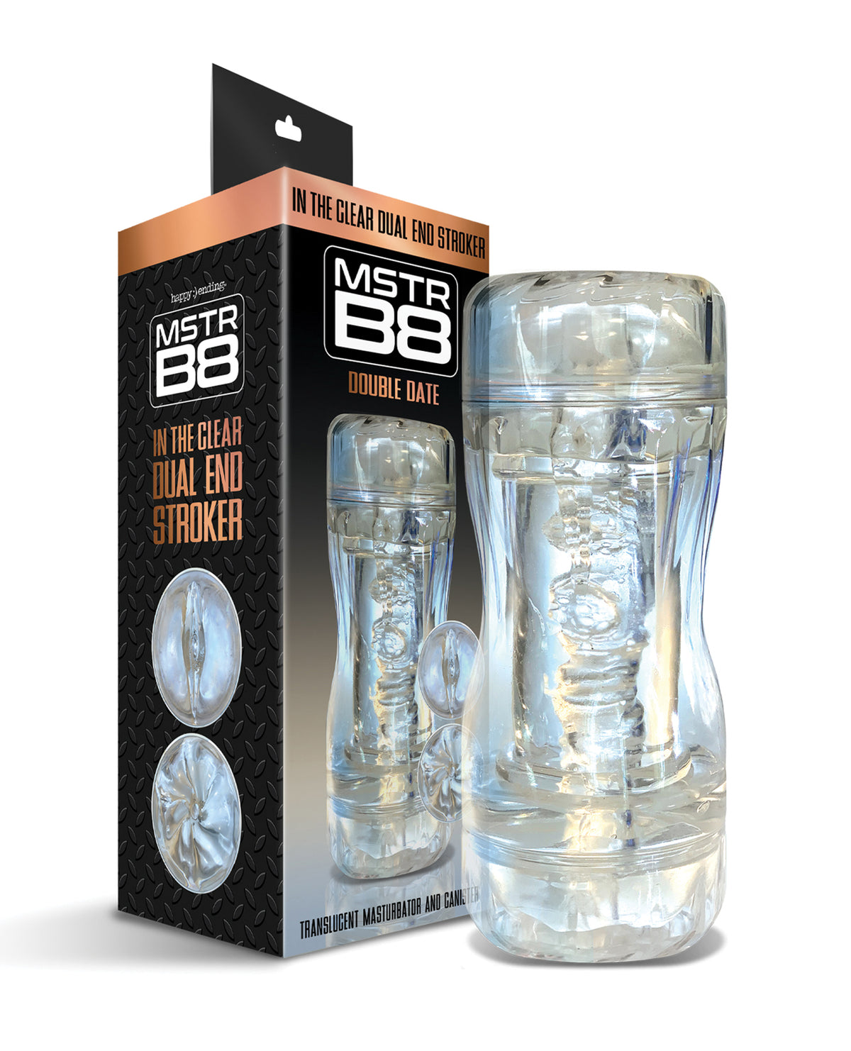 Mstr B8 In The Clear Double Date Dual End Stroker
