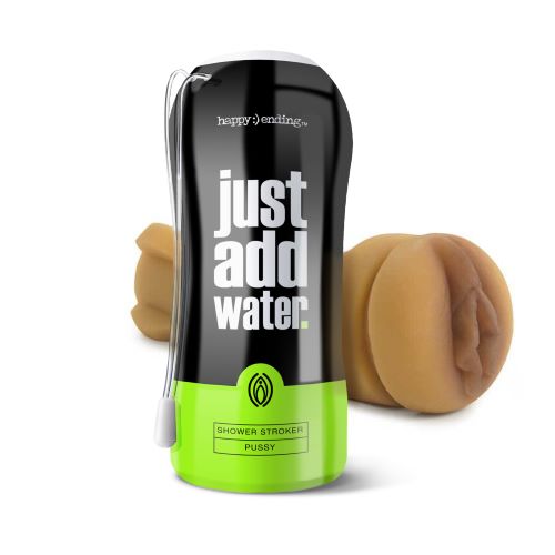 Happy Ending Just Add Water Self Lubricating Shower Stroker - Pussy